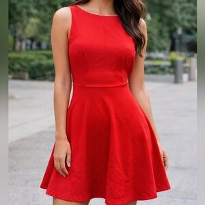 American Apparel Vibrant Red Mini Dress